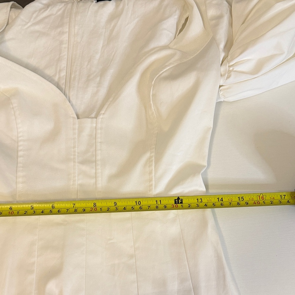Chic White Long Sleeve Dress - Picture 8 of 11